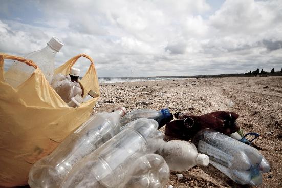 Empty water bottle waste and pollution is a major problem